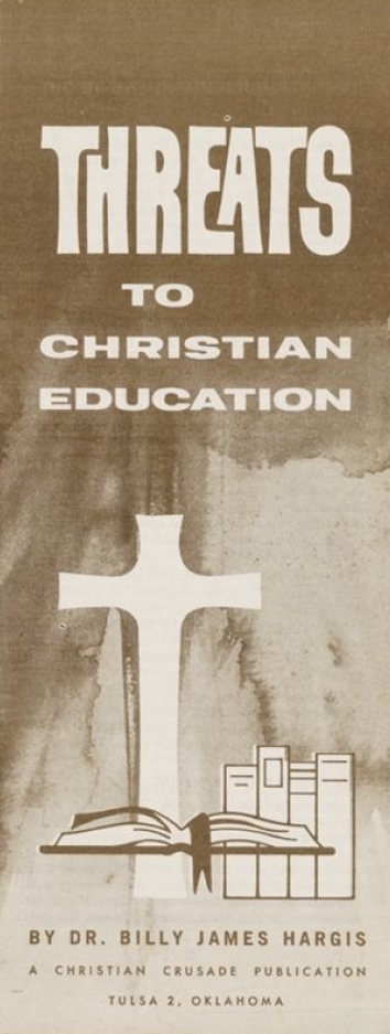 Book Cover of THREATS TO CHRISTIAN EDUCATION