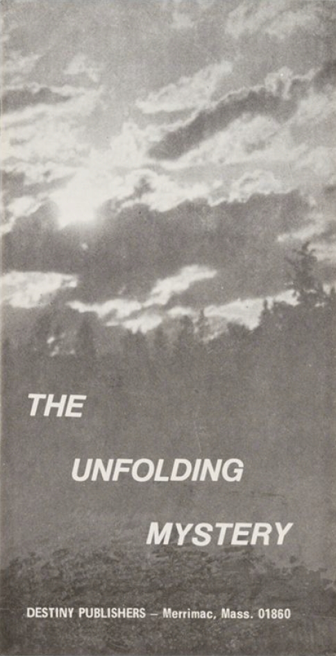 Book Cover of THE UNFOLDING MYSTERY