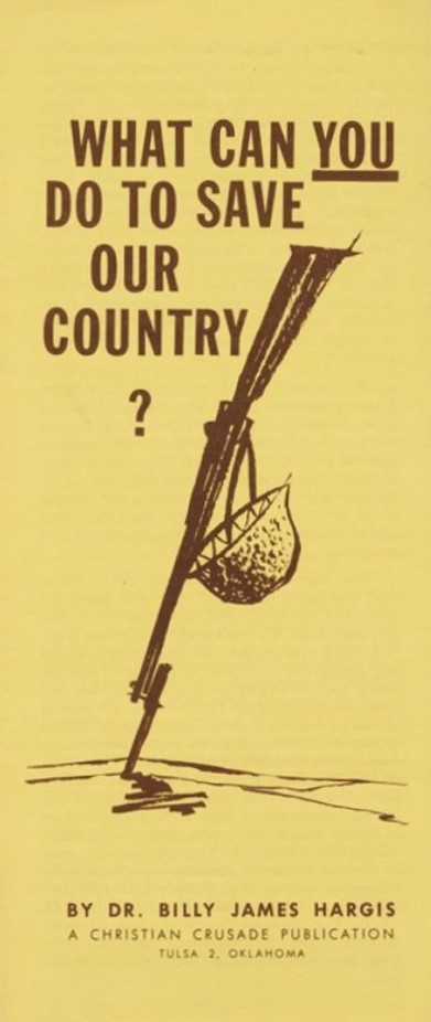 Book Cover of WHAT CAN YOU DO TO SAVE OUR COUNTRY?