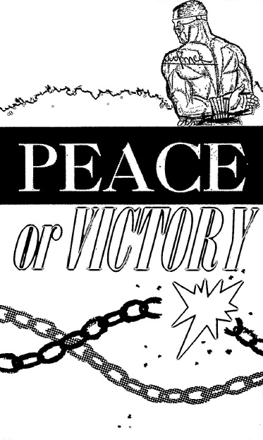 Book Cover of PEACE OR VICTORY