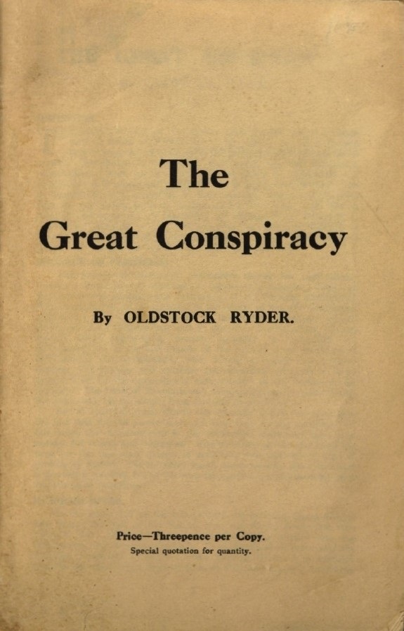 Book Cover of THE GREAT CONSPIRACY