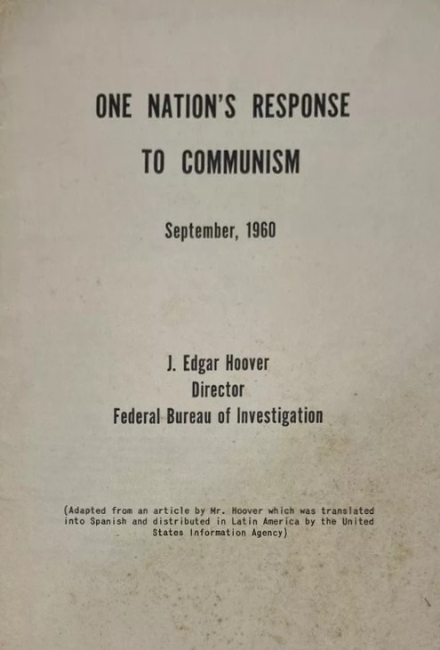 Book Cover of ONE NATION'S RESPONSE TO COMMUNISM