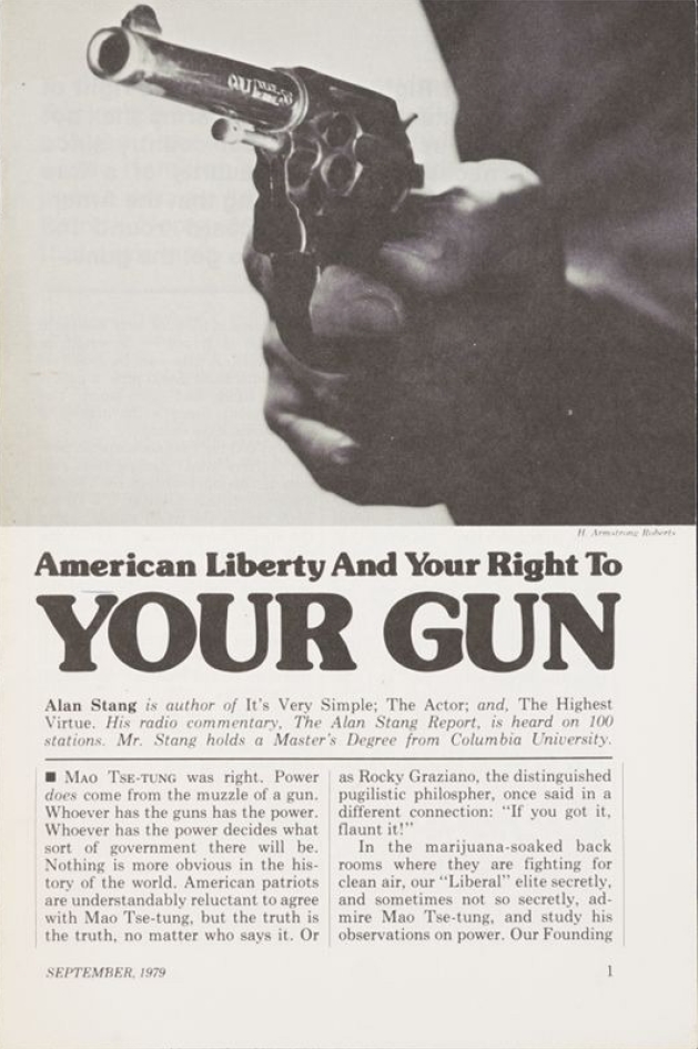 Book Cover of AMERICAN LIBERTY AND YOUR RIGHT TO YOUR GUN