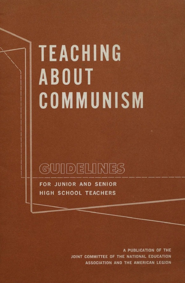 Book Cover of TEACHING ABOUT COMMUNISM; GUIDELINES FOR JUNIOR AND SENIOR HIGH SCHOOL TEACHERS