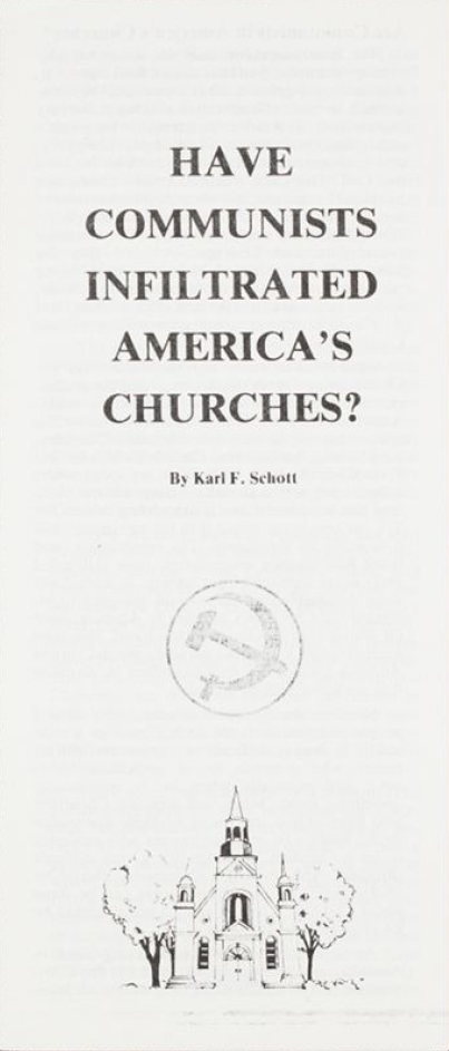 Book Cover of HAVE COMMUNISTS INFILTRATED AMERICA’S CHURCHES?