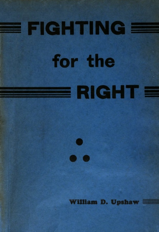 Book Cover of FIGHTING FOR THE RIGHT