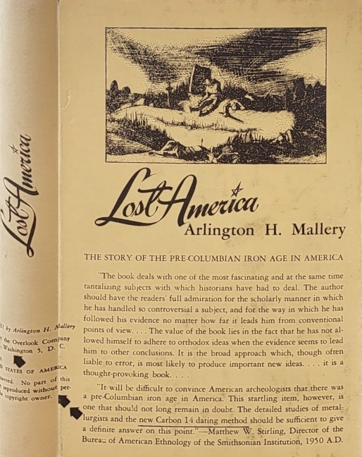 Book Cover of LOST AMERICA: THE STORY OF THE PRE-COLUMBIAN IRON AGE IN AMERICA