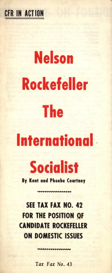 Book Cover of NELSON ROCKEFELLER, THE INTERNATIONAL SOCIALIST