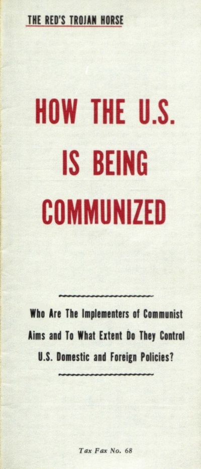 Book Cover of HOW THE U.S. IS BEING COMMUNIZED: WHO ARE THE IMPLEMENTERS OF COMMUNIST AIMS AND TO WHAT EXTENT DO THEY CONTROL U.S. DOMESTIC AND FOREIGN POLICIES?