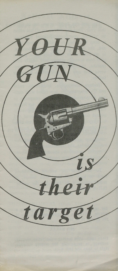 Book Cover of YOUR GUN IS THEIR TARGET