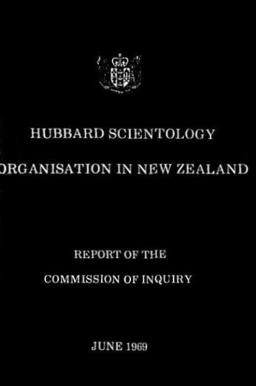 Book Cover of DUMBLETON–POWLES REPORT ON THE SCIENTOLOGY ORGANIZATION IN NEW ZEALAND (JUNE 1969)