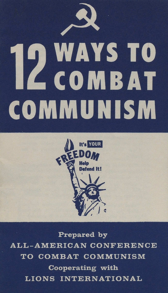 Book Cover of 12 WAYS TO COMBAT COMMUNISM