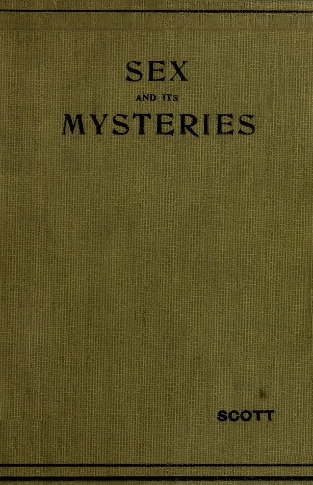 Book Cover of SEX AND ITS MYSTERIES