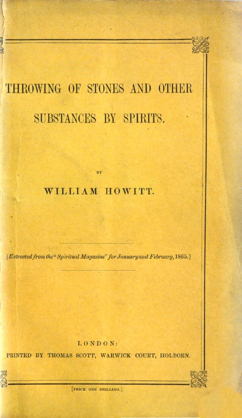 Book Cover of THROWING OF STONES AND OTHER SUBSTANCES BY SPIRITS