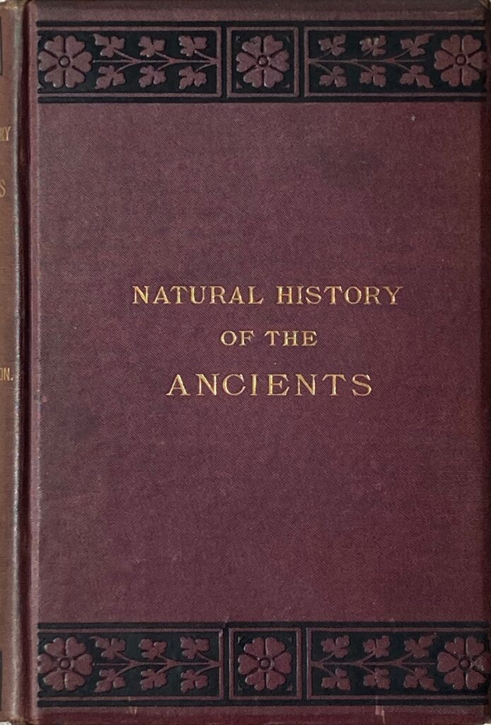 Book Cover of GLEANINGS FROM THE NATURAL HISTORY OF THE ANCIENTS