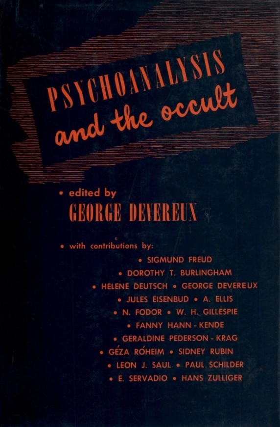 Book Cover of PSYCHOANALYSIS AND THE OCCULT