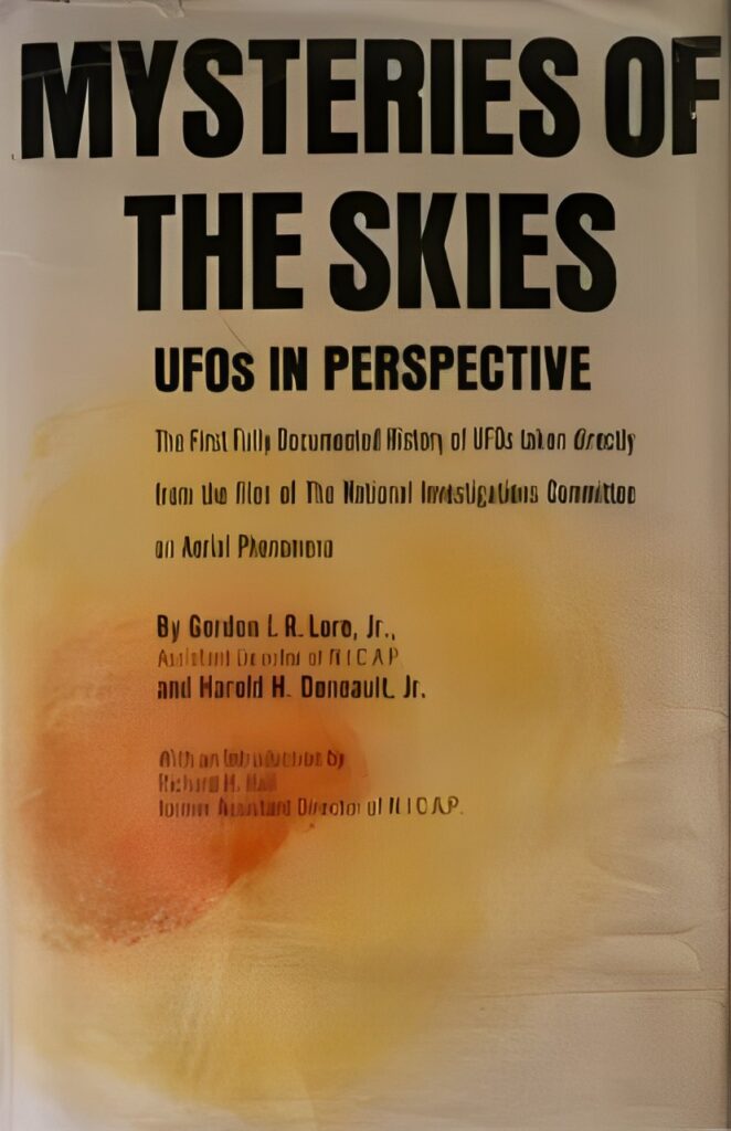 Book Cover of MYSTERIES OF THE SKIES: UFOS IN PERSPECTIVE