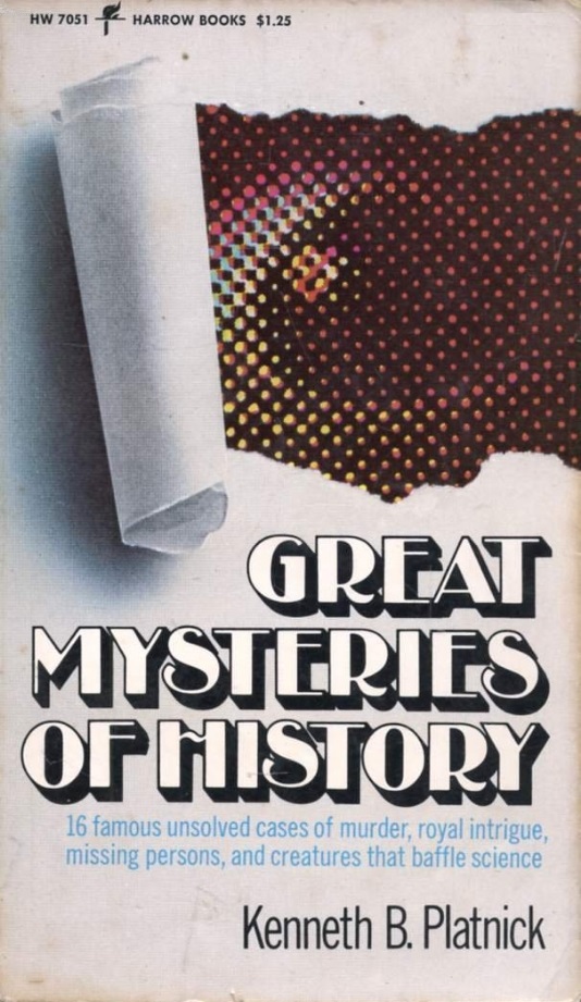 Book Cover of GREAT MYSTERIES OF HISTORY