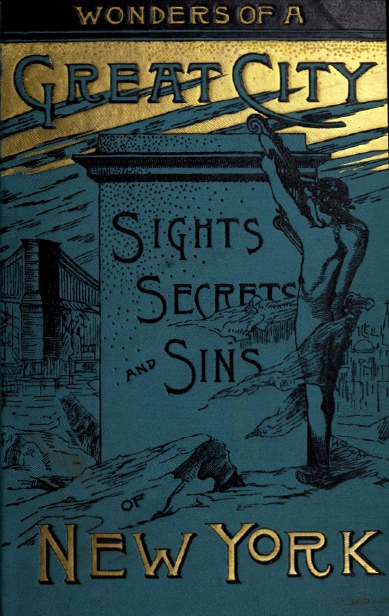 Book Cover of WONDERS OF A GREAT CITY; OR, THE SIGHTS, SECRETS AND SINS OF NEW YORK