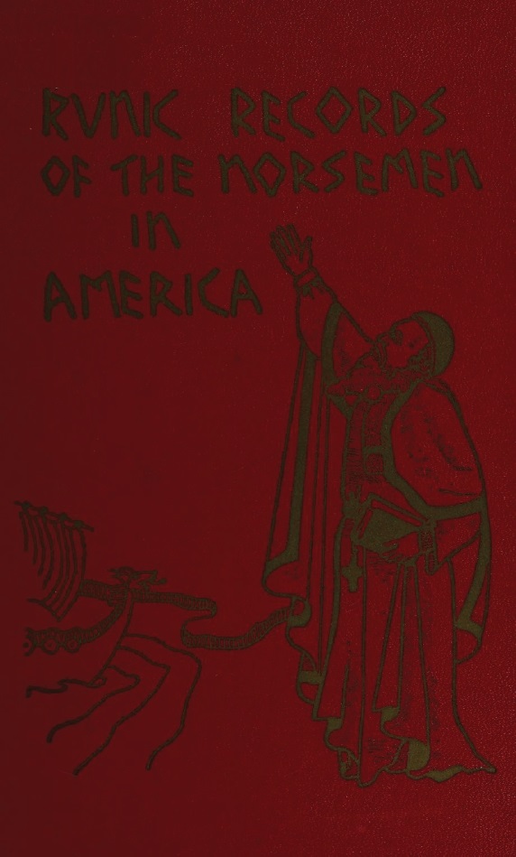 Book Cover of RUNIC RECORDS OF THE NORSEMEN IN AMERICA