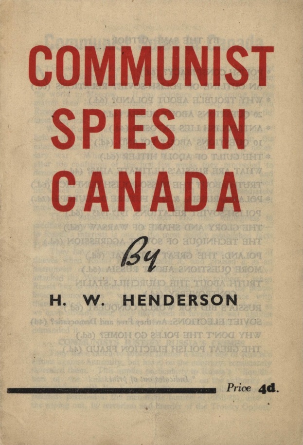 Book Cover of COMMUNIST SPIES IN CANADA