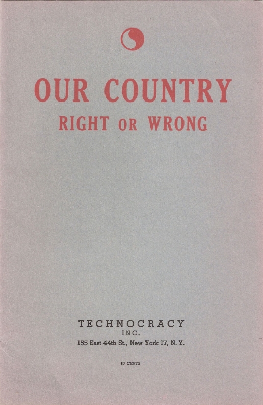 Book Cover of OUR COUNTRY, RIGHT OR WRONG?