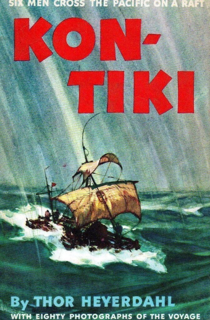 Book Cover of KON-TIKI: ACROSS THE PACIFIC BY RAFT