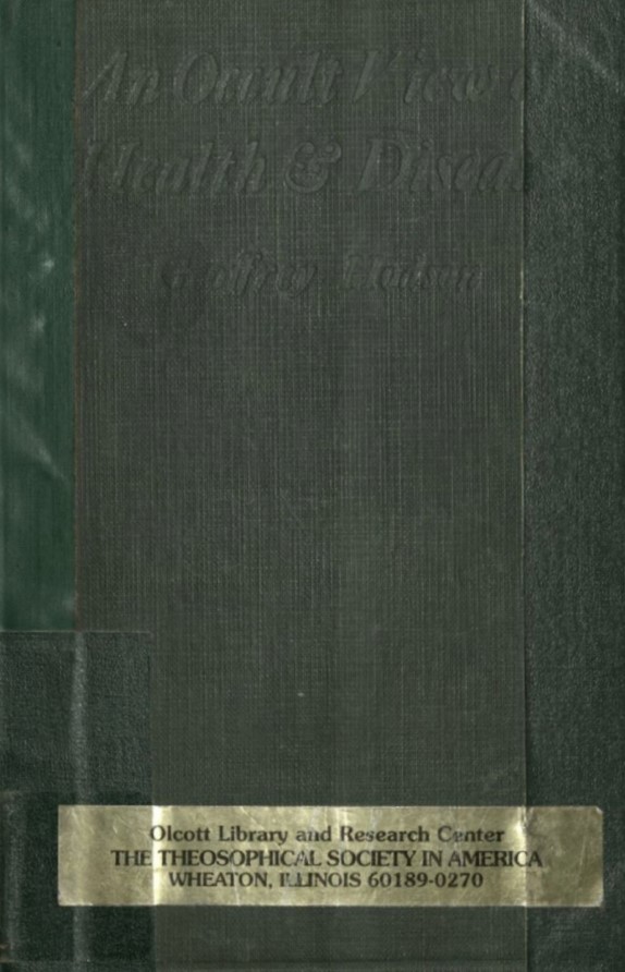 Book Cover of AN OCCULT VIEW OF HEALTH & DISEASE
