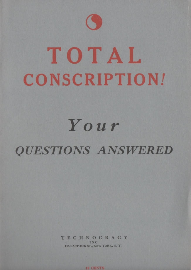 Book Cover of TOTAL CONSCRIPTION! YOUR QUESTIONS ANSWERED