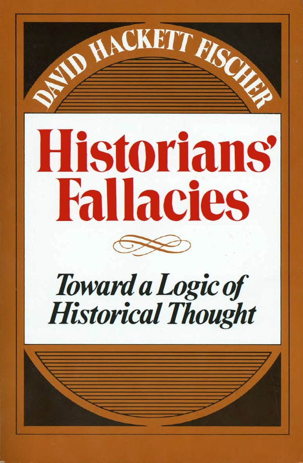 Book Cover of HISTORIANS' FALLACIES TOWARD A LOGIC OF HISTORICAL THOUGHT