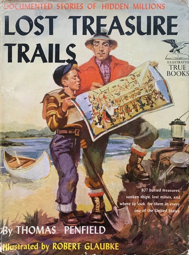 Book Cover of LOST TREASURE TRAILS