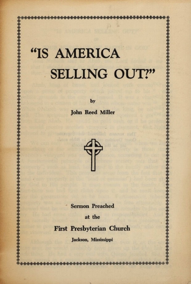 Book Cover of "IS AMERICA SELLING OUT?"