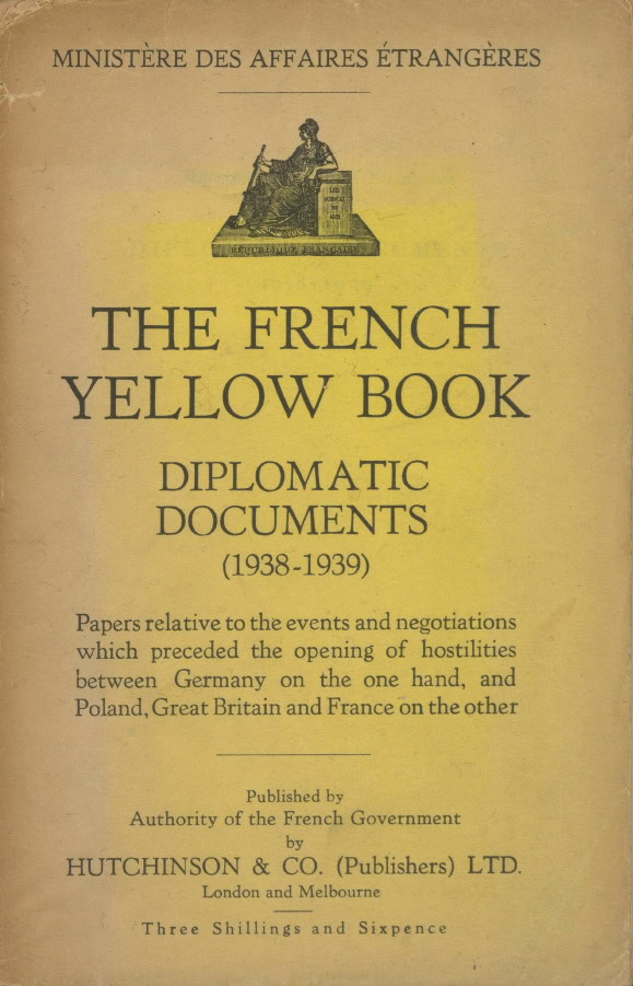 Book Cover of THE FRENCH YELLOW BOOK