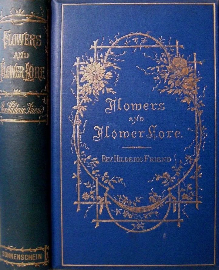 Book Cover of FLOWERS AND FLOWER LORE VOL I-II