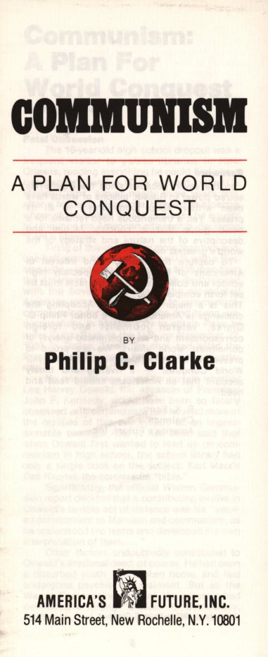 Book Cover of COMMUNISM: A PLAN FOR WORLD CONQUEST
