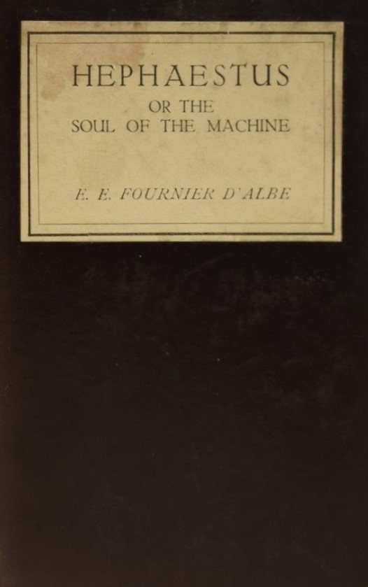 Book Cover of HEPHÆSTUS; OR, THE SOUL OF THE MACHINE
