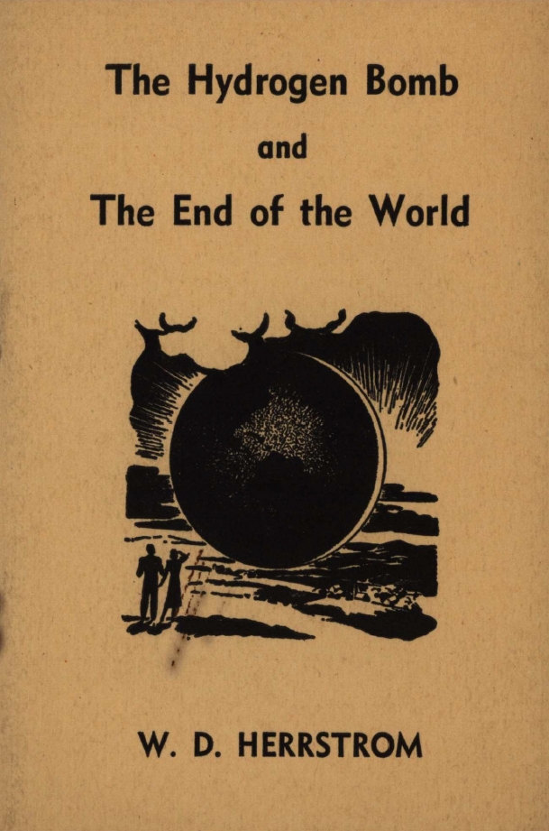 Book Cover of THE HYDROGEN BOMB AND THE END OF THE WORLD
