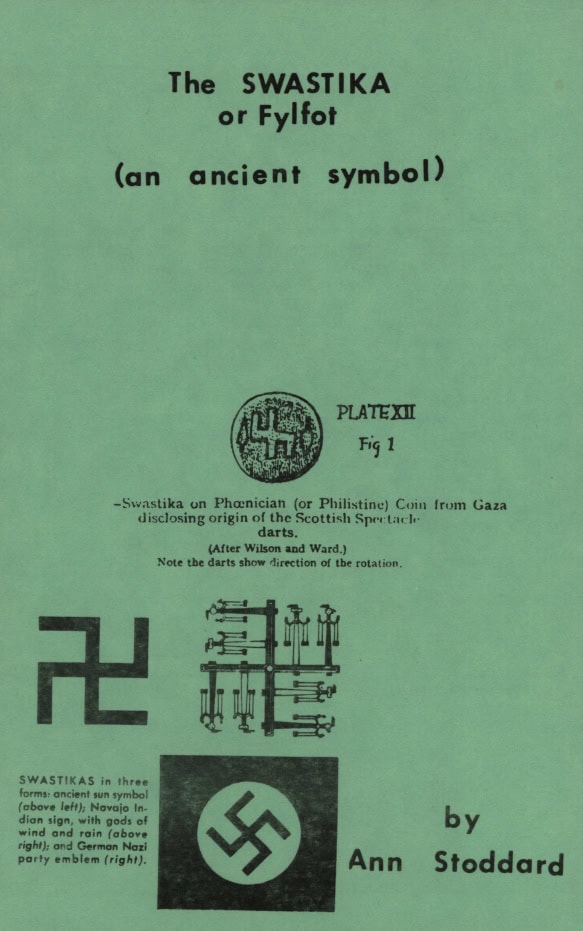 Book Cover of THE SWASTIKA OR FYLFOT: AN ANCIENT SYMBOL