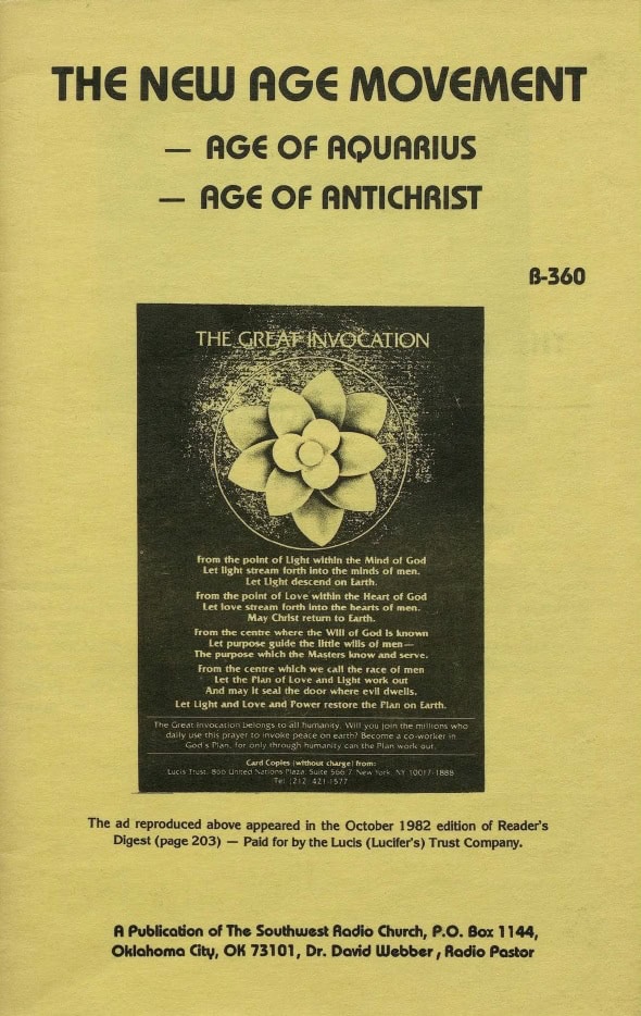 Book Cover of THE NEW AGE MOVEMENT: AGE OF AQUARIUS, AGE OF ANTICHRIST