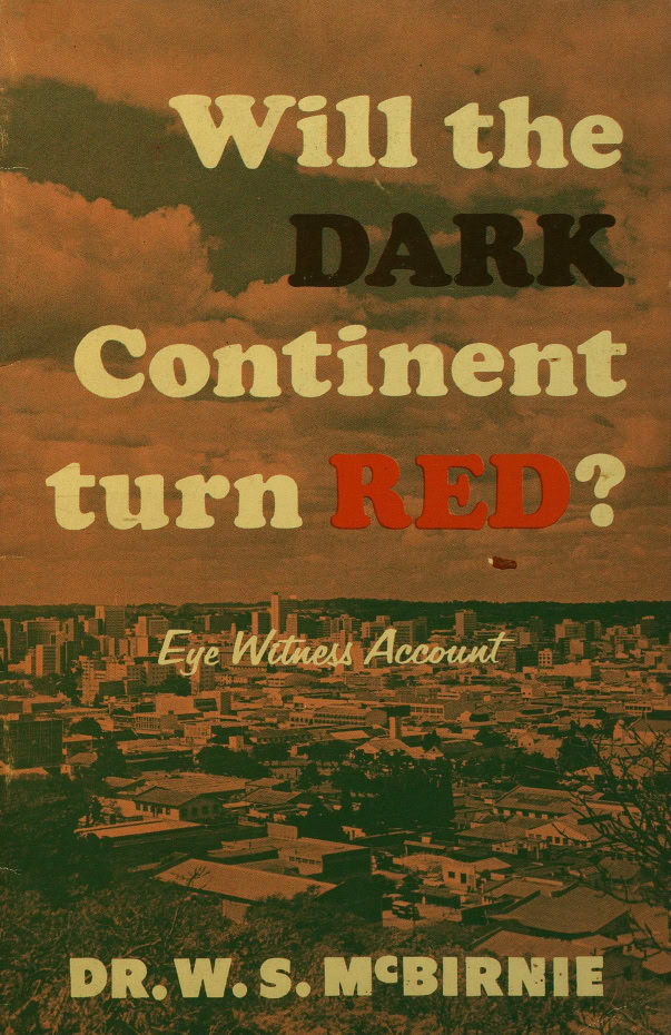 Book Cover of WILL THE DARK CONTINENT TURN RED?