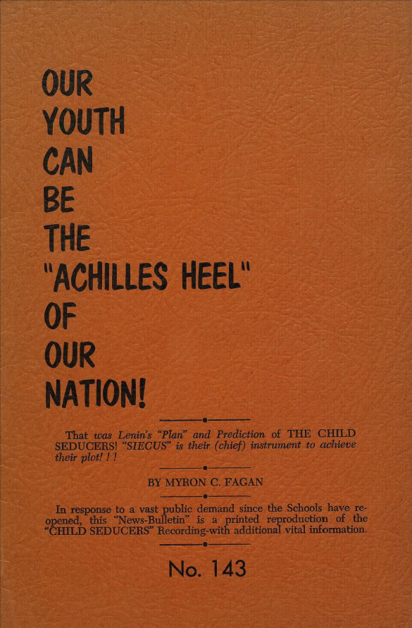 Book Cover of OUR YOUTH CAN BE THE “ACHILLES HEEL” OF OUR NATION!