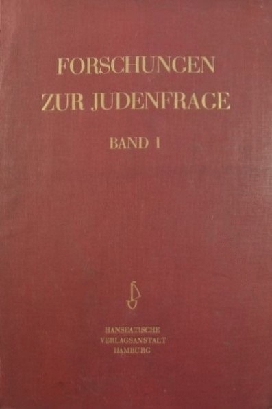 Book Cover of THE RACIAL BIOLOGY OF THE JEWS