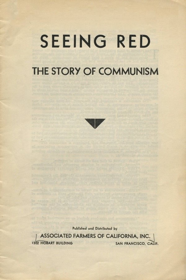 Book Cover of SEEING RED: THE STORY OF COMMUNISM