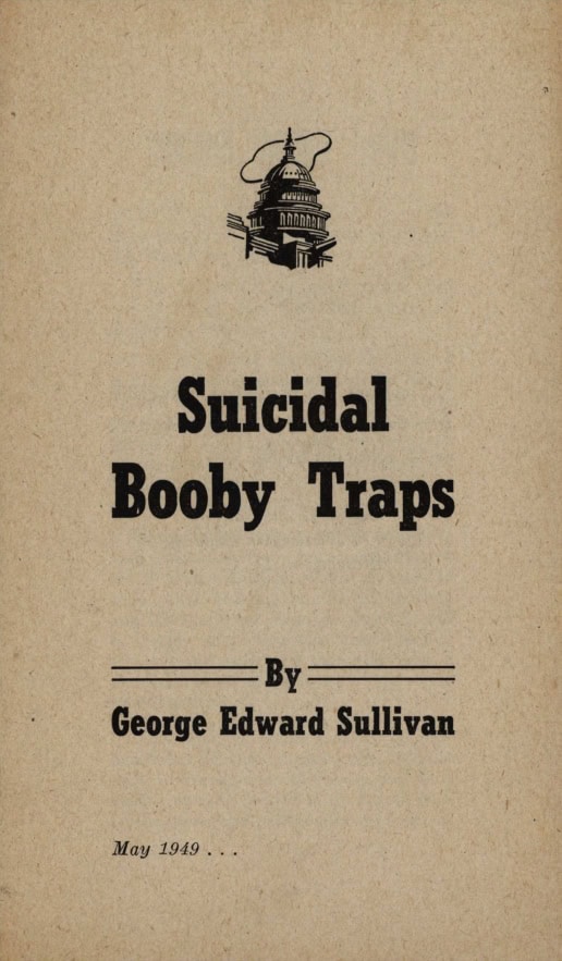Book Cover of SUICIDAL BOOBY TRAPS