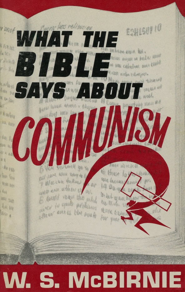 Book Cover of WHAT THE BIBLE SAYS ABOUT COMMUNISM
