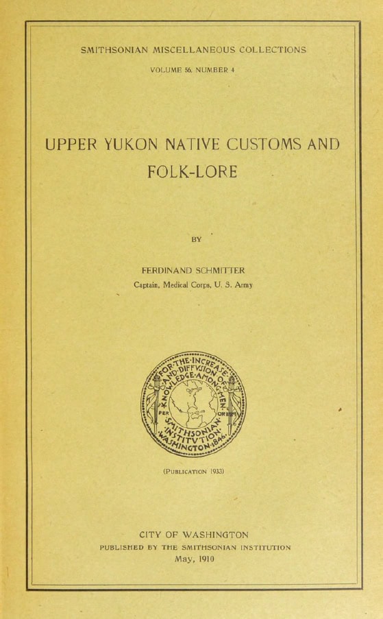 Book Cover of UPPER YUKON NATIVE CUSTOMS AND FOLK-LORE