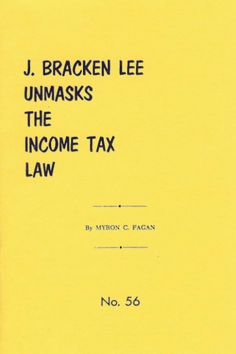 Book Cover of J. BRACKEN LEE UNMASKS THE INCOME TAX LAW