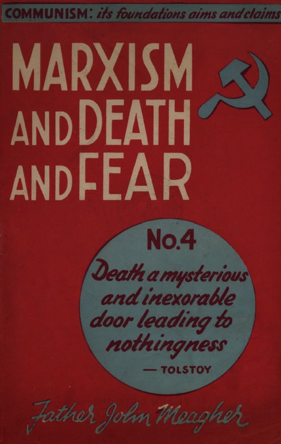Book Cover of MARXISM AND DEATH AND FEAR