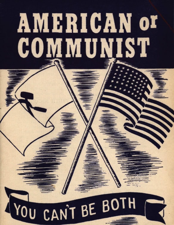 Book Cover of AMERICAN OR COMMUNIST: YOU CAN’T BE BOTH