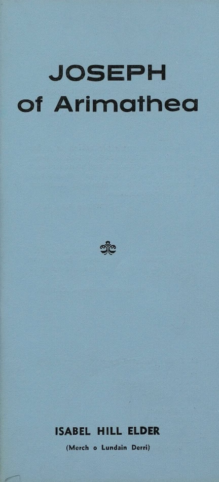 Book Cover of JOSEPH OF ARIMATHEA